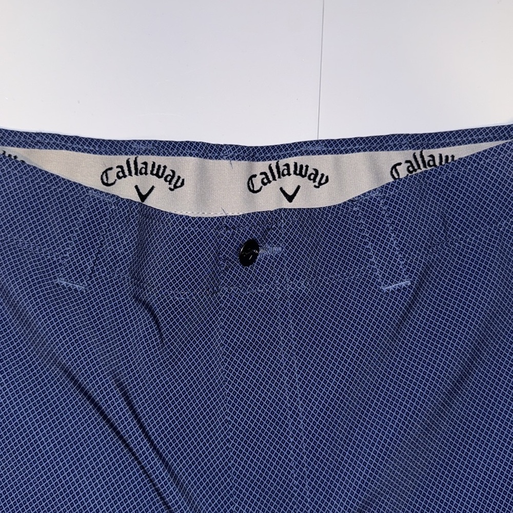 Callaway Navy Flat Front Shorts - Picture 3 of 7